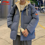 여자 후디 패딩 리닝 남녀 코트 겨울 루즈핏 후드 도톰하고 따뜻한 화이트 털 카고 캐주얼 : 요즘날
