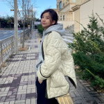 Bdoit 남여공용 오버핏 퀼팅자켓 경량패딩 노카라 점퍼 빅사이즈 여성 깔깔이 : 바른생활주식회사