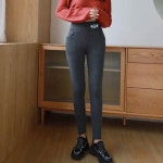 빅사이즈기모레깅스 하이웨스트 9부 쫄바지 : 가비조아