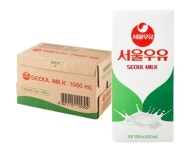 서울우유 멸균우유 1L X 10팩(1BOX) : 준현희 상점