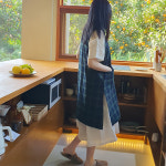 통원피스 체크 앞치마 원피스 어린이집 유치원 보육교사 요양원 : 방가지똥 핸드메이드 앞치마