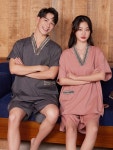 병원 검진복 탈의실 피부샵 복장 검진가운 마사지샵 미용실 찜질방 가운 : 유알아이 스토어