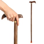 접지지팡이 노인 어르신 지팡이 고무 의료용 나무 뽕 : 더 플러스몰