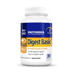 엔자이메디카 다이제스트베이직 아밀라제 락타아제 프로테아제 소화효소 30캡슐 6개세트 : 클라우드:캐빈