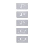 표지판 안내판 6 7 8 B1 B2 점자 각1개 27x15 A0485 : 아름드리나무