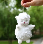 몽실 몽실 구름 아가양 키홀더ㅈ가방고리 열쇠키링 유치원선물 : 잡화쟁이