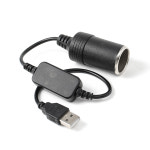USB to 시거잭 차량용 네비 충전기 변환젠더 33cm : 애니모어1