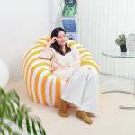 야외 선베드 썬 베드 의자   Ohwo 방수 소파 콩 가방 비치 바 B&amp;B 다다미 크리 에이 티브 발코니 레저 : 더수집