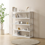 HKD17E 1200 4단 선반 진열장 책꽂이 책장 : 히트가구