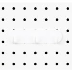 페그보후크 3후크 흰색 125x30 A1235 2개 고리 정리 : 아름드리나무