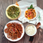 우엉연근조림 160g 엄마손맛 밑반찬 : 울산번개시장협동조합