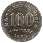 #955 인도네시아주화 1973년 100루피 : 화폐모아
