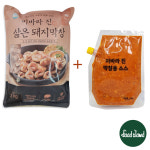 대구 달구벌 업소용 [이바라 진 삶은돼지막창 2kg+막창소스 1kg] : 푸드클라우드