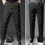 남자누비바지 깔바지 남성방한 패딩 팬츠 남자 겨울배달 작업복 솜바지 : 디엔홈