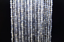 1줄 - 블루레이스 아게이트 커팅볼 5mm : yesbeads