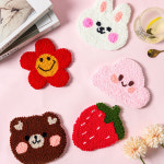 펀치니들 세트 DIY 티코스터 컵받침 만들 키트 취미 : 프레사몰