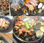 맥반석 맥반석돌 고기구이용 맥반석굴림돌 40-50mm 1kg 삼겹살 돌구이 맥반석석쇠 : 신포상점