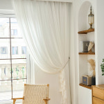 홈앤창 비침없고 이음선없는 도톰 차르르 나비주름 쉬폰커튼 2장/호텔식 거실커텐 : 홈앤창