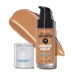 Revlon 레브론 컬러스테이 리퀴드 파운데이션 SPF 20 중성건성 피부용 메이크업 트루 베이지 1온스 : 그레이종합상사