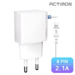 엑티몬 2.1A 업소용 저속 일체형 충전기 C타입 숙박업소 저전력 휴대폰 해킹방지 5V : 119OFFICE