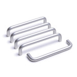 10파이 베이직 2구 가구손잡이 실버 P128 5개 : 인테리어세상