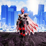 SHF 가면라이더 기츠 매그넘부스트 폼 & 엔트리 레이즈 폼 S.H.FIGUARTS 커스텀 망토 루즈 : 글로벌루나