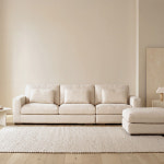 씨엘로 밀로 구스 워셔블 리얼 풀커버 패브릭 소파 4인 (2colors) : 씨엘로가구