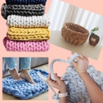 자이언트 얀 벨벳실 자이언트실 두꺼운실 핸드니팅 핑거니팅 가방만들기 : 오아이조