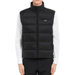 PRADA 프라다 리 나일론 패딩 조끼 블랙 SGB033 1WQ9 F0002 S 191 : 체리시유럽
