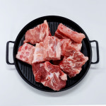 팔공미트 냉동 한돈 돼지 LA갈비 등뼈 2kg 뒷다리살 : 미트팔공