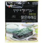 청해수산 두번구운 해미락 맑은 파래김 15g이상 100개 : 이강산닷컴
