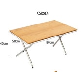 마운틴하이커 뱀부 원액션테이블 대나무 캠핑테이블 가방포함 스노우캠핑 : 캠핑숲안산캠핑용품