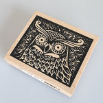 owl 우드 스탬프 : 마이스크랩북