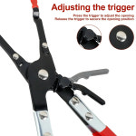 전선탈피기 자동차 차량 납땜 보조 플라이어 금속 와이어 용접 클램프 픽업 2 고정 수리 도구 : 아이언아이언