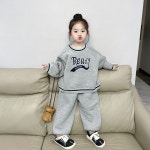 아기 겨울 기모 맨투맨 트레이닝 상하세트복 키즈 주니어옷 아동복 : 심블리키즈
