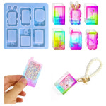 레진 DIY 에폭시 송진 몰드 폰 퀵샌드 실리콘 키 체인 펜던트 셰이커 쥬얼리 도구 액세서리 : 아이언아이언