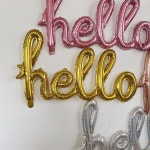 hello 풍선 헬로우 은박 풍선 : 파티러쉬