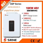 SRNE 하이브리드 태양광 인버터, 단일 및 3 상 듀얼 MPPT 최대 PV 500V, 병렬 6 유닛, 10KW, 48VDC, 230, : 디앤이스토어