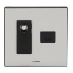 전화통신(크롬실버) 2개용 CATV1방+8P 일신전기 : SD글로벌비즈니스