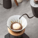 핸드 드립 세트 커피 주전자 캠핑 포트 손으로 끓인 좁은 입 냄비 호두 손잡이 스테인레스 : 원소셜네트워크