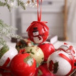 크리스마스 선물 뮤직 박스  데칼 폼 볼 눈사람 자동차 패턴 트리 펜던트 장식 걸이식 공 : 더수집