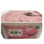 조안나 아이스크림 대용량 딸기맛 5L 1개 : 원시보이 마켓