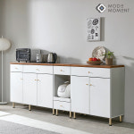 모드모먼트 전자렌지 수납장 밥통 밥솥거치대 선반 다이 렌지대 에어프라이어 : 가구미남