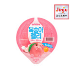 (기획)(15개) 진주햄 천하장사 복숭아젤리 100g X 15개 과일맛 푸딩 대용량 : 진주햄
