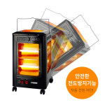 오방 난로 에코 전기 히터 순간 난방기 입체 절전형 스토브 주전자 가정용 업소용 사무실 캠핑장 개별스위치 이동식 5방향 후끈후끈 미용실... 