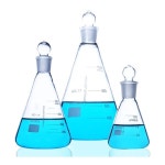 250ML/24 # 높은 붕규산 유리 플라스크와 마개의 고온 저항 : 진화상사1