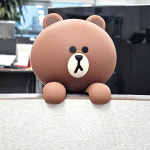 라인프렌즈 브라운 모니터걸이 방향제 (리필방향제 추가제공) : 인스타스토어