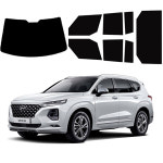 싼타페 CM DM TM 썬팅필름 수축열성형앞유리 측후면세트 열차단 자동차 썬팅지 UV차단블랙35 : 레드스타몰