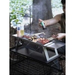 캠핑그릴 화로접이식 훈제바베큐 숯불바베큐 휴대용 : 여랑