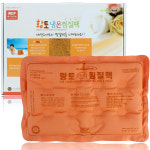 MDP 엠디프라임 황토 냉온 찜질팩 면100% 38x25cm 전자렌지 찜질기 찜질용품 : 메디칼샵